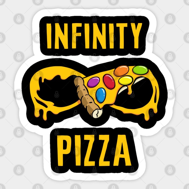 Infinity pizza Sticker by zemluke